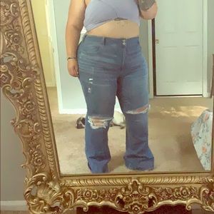 Ae flare legged jeans